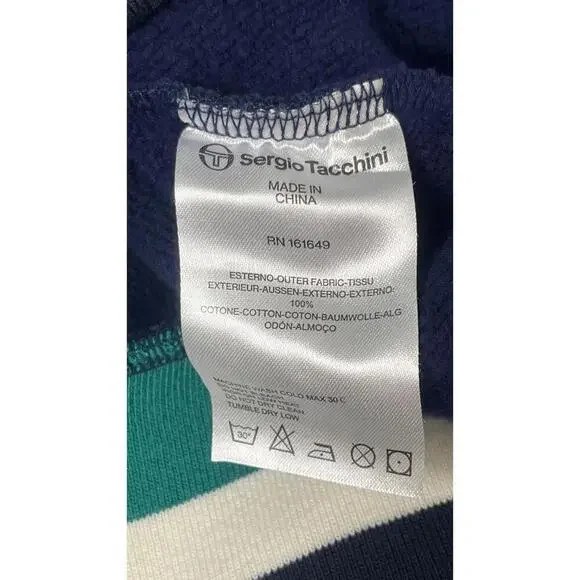 UNION X SERGIO TACCHINI BLUE HOODIE - Picture 8 of 8